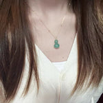 Duling Jade Gourd Pendant Necklace - floysun