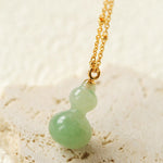 Duling Jade Gourd Pendant Necklace - floysun