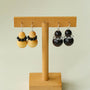 Ebony & Boxwood Gourd Earrings - floysun