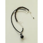Ebony & Boxwood Gourd Necklace - floysun