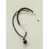 Ebony & Boxwood Gourd Necklace - floysun