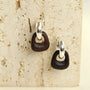 Ebony Harmony Hoop Earrings - floysun