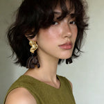 Ebony Horse Head Statement Earrings - floysun