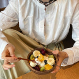 Ebony Wood Elliptic Necklace - floysun