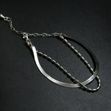 Effortless Layers 925 Silver Double Chain Bracelet - floysun