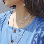 Effortless Layers 925 Silver Double Chain Necklace - floysun