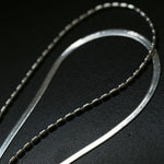 Effortless Layers 925 Silver Double Chain Necklace - floysun