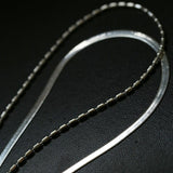 Effortless Layers 925 Silver Double Chain Necklace - floysun