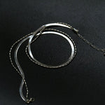 Effortless Layers 925 Silver Double Chain Necklace - floysun