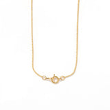 Elegant French Lapis Lazuli Heart Ball Chain Necklace - floysun