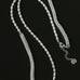 Elegant Long Chunky Chain Splicing Pearl Necklace - Pearl - floysun