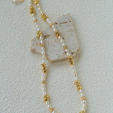Elegant Minimalist Freshwater Pearl Beaded Choker Necklace - floysun