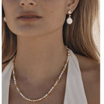 Elegant Minimalist Freshwater Pearl Beaded Choker Necklace - floysun
