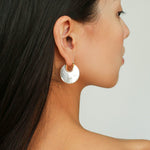 Elegant Mother - of - Pearl Double - Sided Earrings - floysun