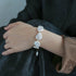 Elegant Rebellion Baroque Pearl Statement Bracelet - floysun