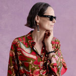 Elegant Tassel Agate Beaded Earrings - floysun