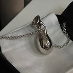 Elegant Water Bottle Vintage Woven Bag Long Necklace - floysun