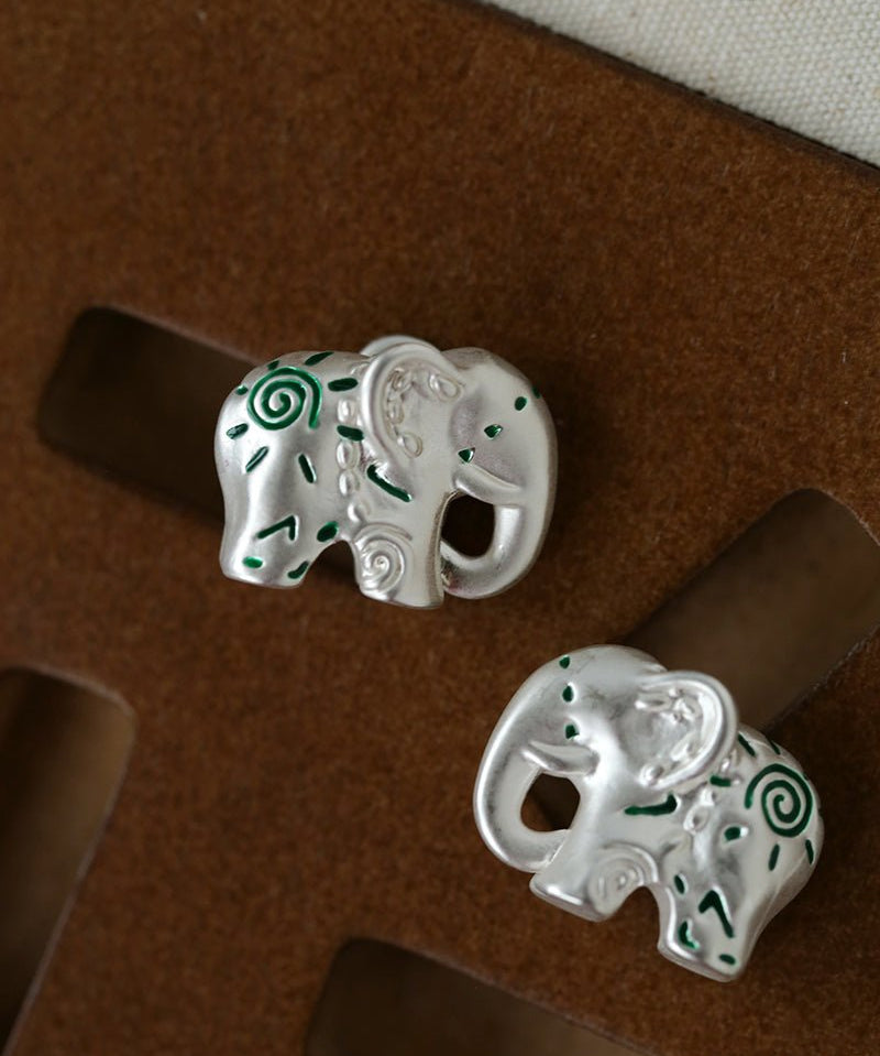 Elephant Totem Stud Earrings - floysun