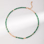 Emerald Broken Gold Bead Necklaces - floysun