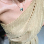 Emerald Mist Jade Chalcedony Necklace - floysun