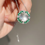 Emerald Mist Jade Chalcedony Necklace - floysun