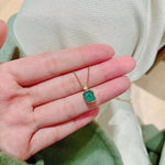 Emerald Perfume Bottle Necklace - floysun