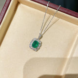 Emerald Radiance Necklace – Classic Statement Edition - floysun