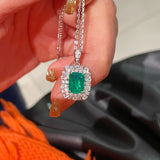 Emerald Radiance Necklace – Classic Statement Edition - floysun