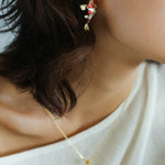 Enamel Koi Fish Pendant Earrings - floysun