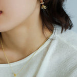 Enamel Koi Fish Pendant Earrings - floysun