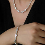 Ethereal Baroque Star Pearl Choker - Handcrafted Natural Starburst Pearl Necklace - floysun