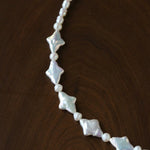 Ethereal Baroque Star Pearl Choker - Handcrafted Natural Starburst Pearl Necklace - floysun