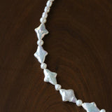 Ethereal Baroque Star Pearl Choker - Handcrafted Natural Starburst Pearl Necklace - floysun