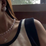 Ethereal Dream Cloud Drop Earrings - Textured C - Hoop with Pearls & Glass Beads - floysun