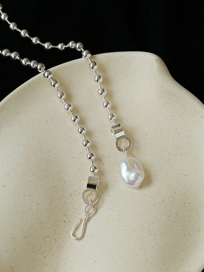 European Baroque Pearl Bead Chain Long Necklace - floysun