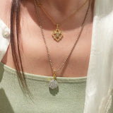 Everyday Hollow Clover Necklace - floysun