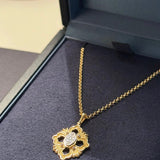 Everyday Hollow Clover Necklace - floysun