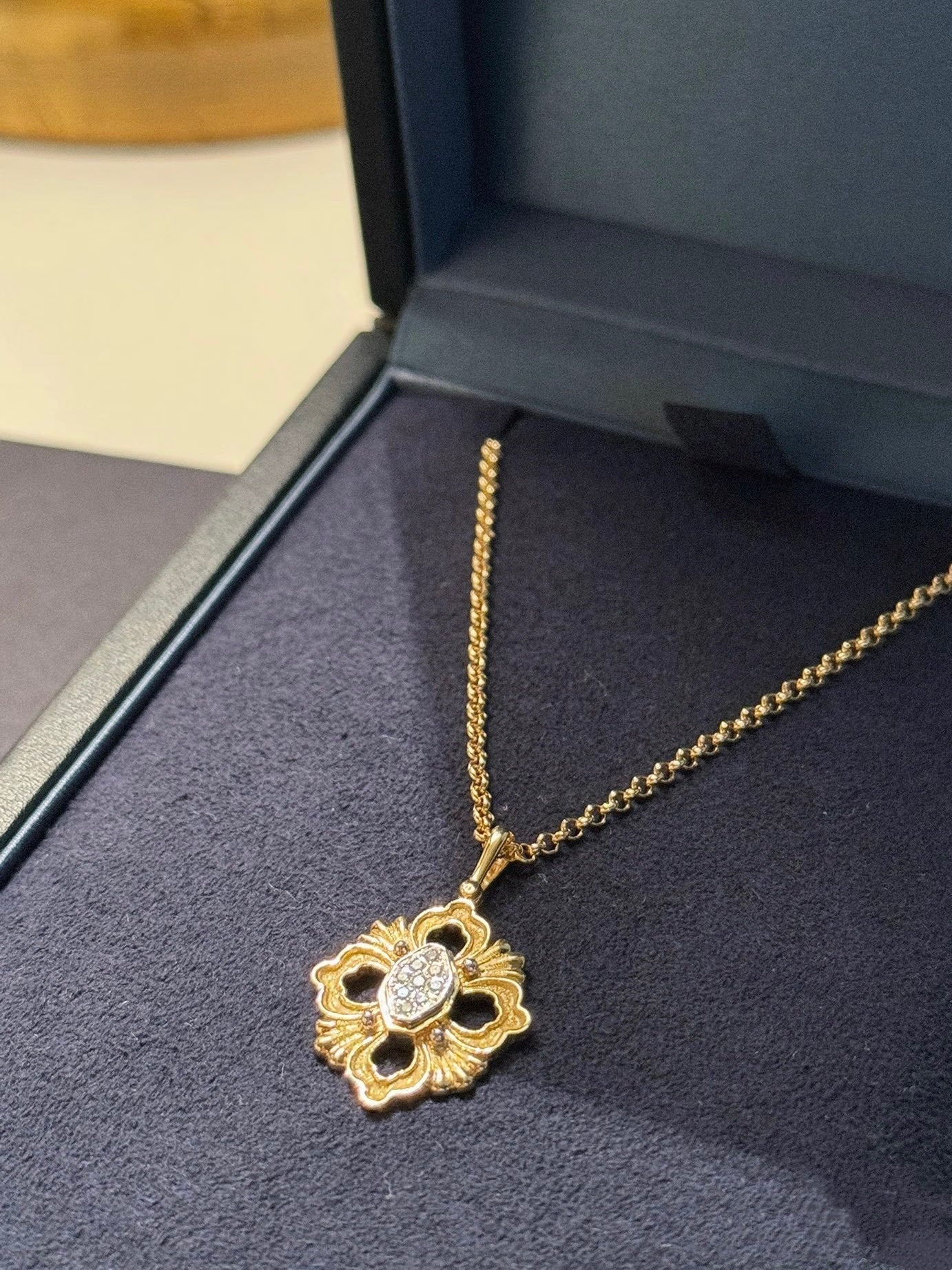 Everyday Hollow Clover Necklace - floysun