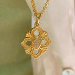 Everyday Hollow Clover Necklace - floysun