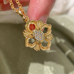 Everyday Hollow Clover Necklace - floysun