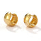 Faceted Chunky Huggie Hoop Earrings - floysun