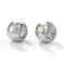 Faceted Chunky Huggie Hoop Earrings - floysun