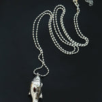 Fat Fish Box Long Necklace - floysun