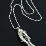 Fat Fish Box Long Necklace - floysun