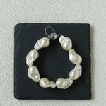 Faux Baroque Pearl Beaded Bracelet - Magnetic - Clasp Bracelet - floysun