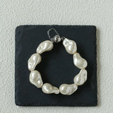 Faux Baroque Pearl Beaded Bracelet - Magnetic - Clasp Bracelet - floysun