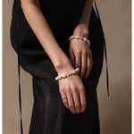 Faux Baroque Pearl Beaded Bracelet - Magnetic - Clasp Bracelet - floysun