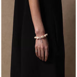 Faux Baroque Pearl Beaded Bracelet - Magnetic - Clasp Bracelet - floysun