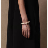 Faux Baroque Pearl Beaded Bracelet - Magnetic - Clasp Bracelet - floysun
