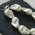 Faux Baroque Pearl Beaded Bracelet - Magnetic - Clasp Bracelet - floysun